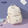 第九城VD233906 高中生大学生书包女生初中生多功能双肩包背包出差旅行包15.6英寸电脑包男 卡其色 商品缩略图3