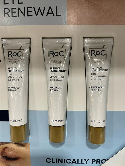 Roc洛克A醇三合一深度抗皱眼霜17.7ml*3支装，Made in USA[调皮]她被称为能够“找回十年青春!”的抗皱佳品，获美国CEW大奖 商品图4