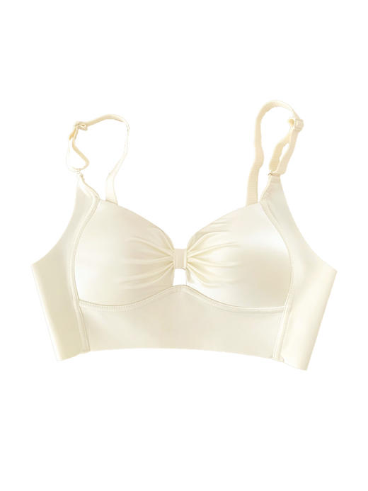 【香颂千金纯欲风 无钢圈胸罩内衣女】小胸聚拢 性感防下垂收副乳文胸 商品图4