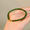 【推荐】小绿莺和田玉菠菜绿碧玉手链 颗颗精选 润如凝脂 商品缩略图0