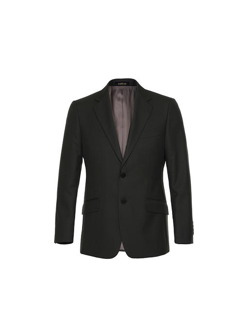 callisto绿色绵羊毛混纺西服 ATBWJ023C 商品图6