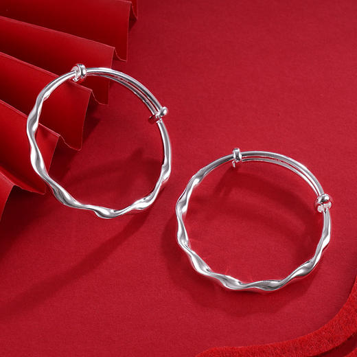 子佩集S999银【无穷福乐】童镯【BA50101】2403 商品图3