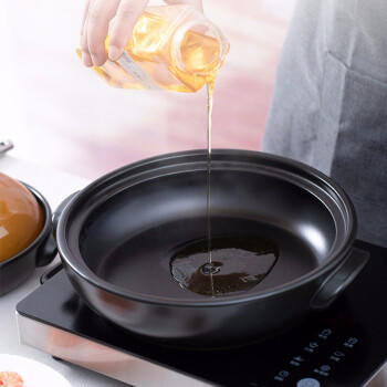 泥火匠陶瓷明火干烧煲23CM广式啫啫煲仔饭菜煲宽口浅砂锅炖汤煲莲姐同款 商品图2