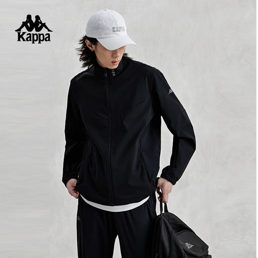 Kappa卡帕针织开衫2024新款男夏凉感休闲长袖防晒外套K0E32WK40 商品图2