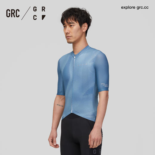 GRC桀骜无尽春夏新款cmyk系列像素点阵男士短袖公路自行车骑行 商品图4