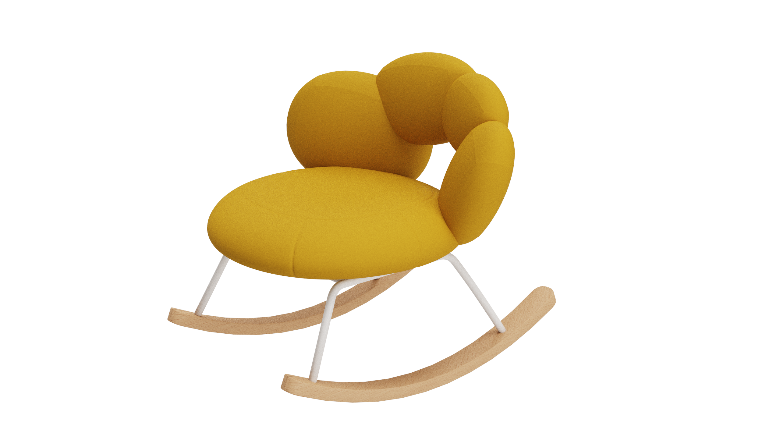 尖叫设计 糖葫芦摇椅北欧现代简约家用设计师款休闲椅ins靠背椅子
