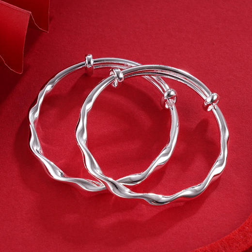 子佩集S999银【无穷福乐】童镯【BA50101】2403 商品图2