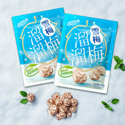 溜溜梅雪梅160g青梅话梅休闲零食乌梅酸梅 1件装 商品图1