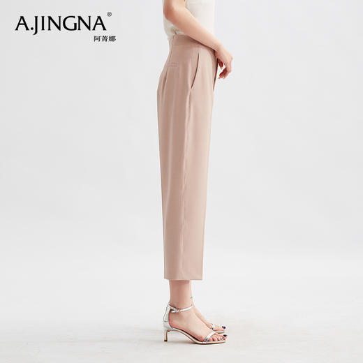 【特价不退换】阿菁娜经典常备职业通勤九分锥形西裤F29C210006 商品图1