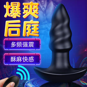 斯汉德情趣用品遥控充电女用自慰器外出肛塞肛门塞外出穿戴后庭用品