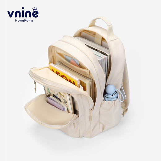 第九城VD233991 书包初中生书包女生中学生上课双肩背包男孩14/15英寸电脑包大学生书包通勤出游包 商品图4