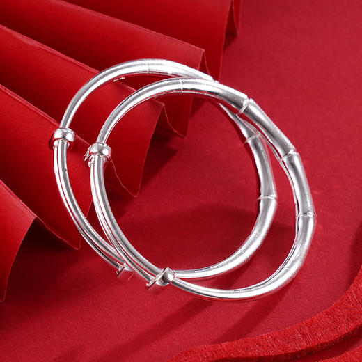 子佩集S999银【节节高升】童镯【BA50092】2403 商品图4