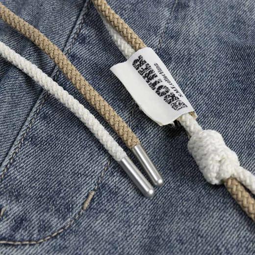 【新品上新】HX 水洗萝卜牛仔长裤C201410006101 商品图3