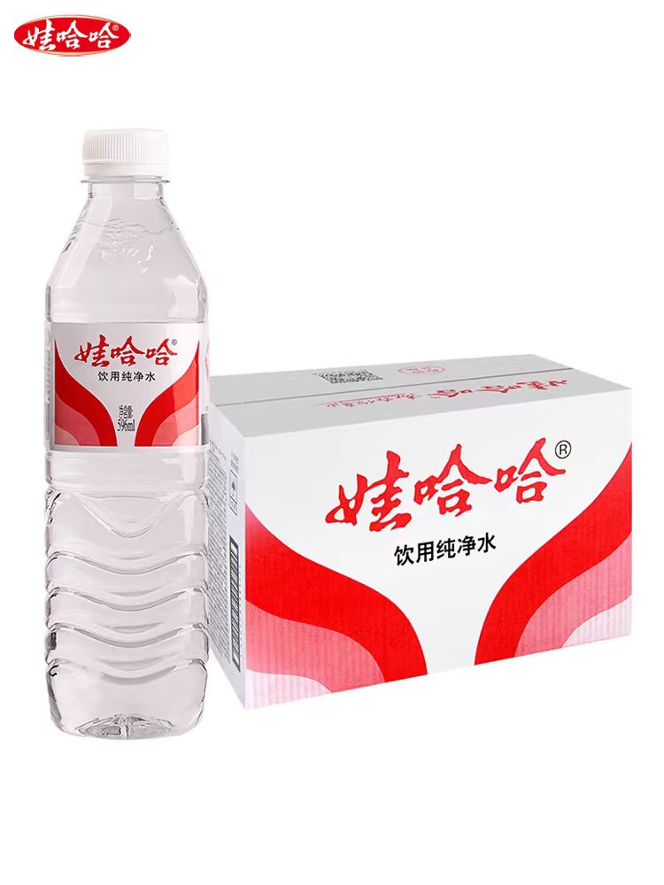 娃哈哈饮用纯净水596ml*24瓶