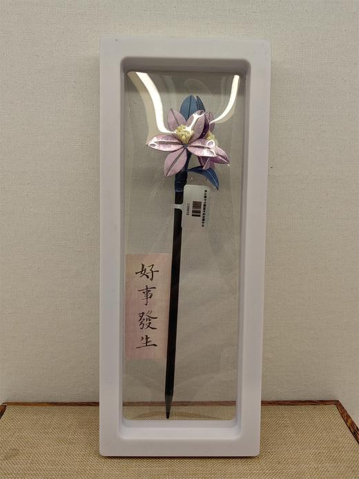 桃花多色°古风缠花发簪（款式随机） 商品图4