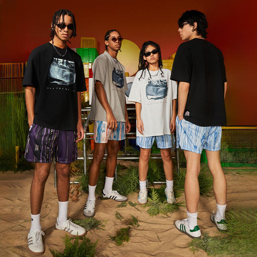 有志者UZIS 美式潮流印花T恤男夏季宽松透气纯棉篮球运动短袖透视 商品图4