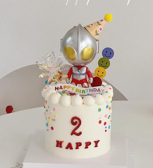 【优品系列】---【咸蛋超人】儿童蛋糕 商品图0