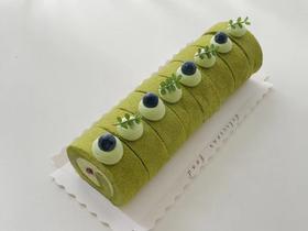 抹茶红豆卷
