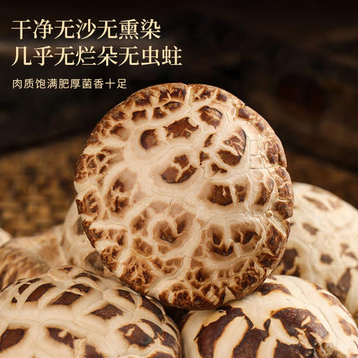 福东海 羊肚菌鹿茸菇姬松茸花菇黑松茸195克五拼礼盒  五宝养生组合滋补品送长辈见面礼礼品 商品图7