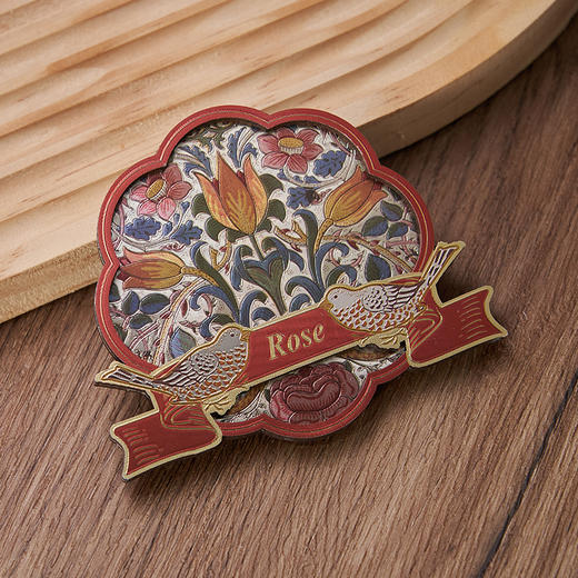 V&A博物馆威廉莫里斯系列玫瑰 沃尔特克兰系列凤头鹦鹉和石榴 冰箱贴 商品图2