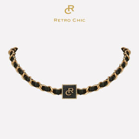 【刘忻&黄龄同款】Victoria维多利亚中期｜RC字母皮革项链