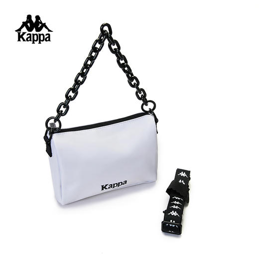 Kappa卡帕复古单肩包2024新款女简约腋下包字母斜挎包K0E48BX71 商品图4