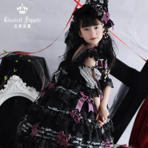 【再贩，全款预售】童装 安东尼蛋糕日常OP 血誓/骸骨 古典玩偶 Lolita 商品图9