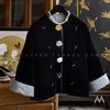祥云滚边袖丝绒夹棉国风外套棉服 商品缩略图7