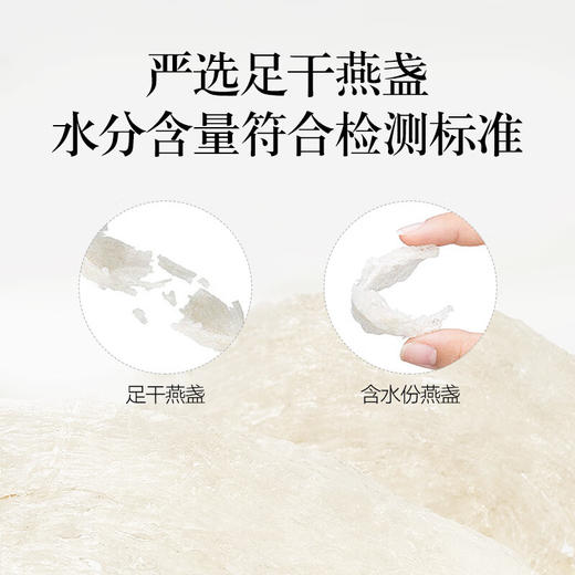 【正宗同仁堂品牌】北京同仁堂 印尼干燕窝(金标款) 50克送礼盒  可溯源真洁净 拒绝燕碎黏贴  盏型自然 SY 商品图3