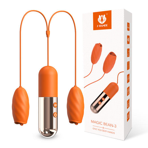 斯汉德女用有线跳蛋乳房挑逗自慰器情趣用品入体双跳蛋女用情趣用品 商品图4