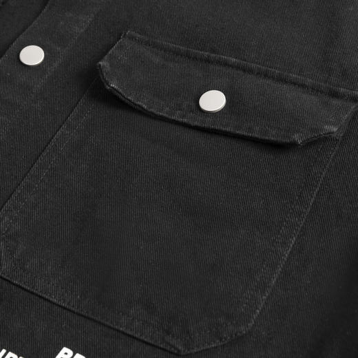 【断码清仓】HX 春秋季水洗牛仔衬衫式茄克衫外套S105411042101 商品图7