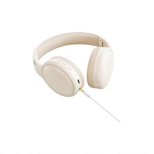 联想 thinkplus头戴式蓝牙耳机TH30 米白色 商品图12