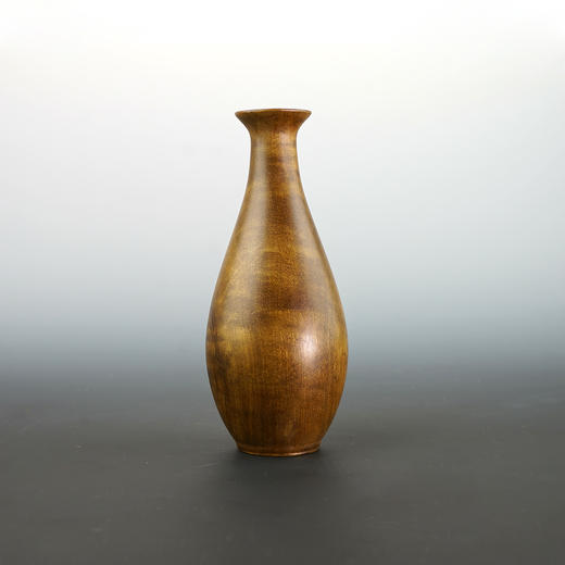 酒瓶形净瓶°绿檀&金丝楠素花插15*5cm 商品图0