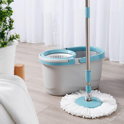 美丽雅双驱动旋转甩水拖把 桶*1、杆*1、头*2 商品图2