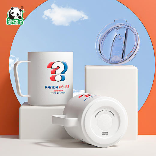 熊猫屋PANDAHOUSE yes or no 马克杯-红蓝/紫绿 2款可选 商品图3