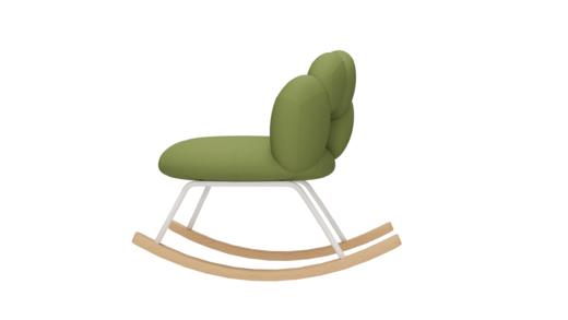 尖叫设计 糖葫芦摇椅北欧现代简约家用设计师款休闲椅ins靠背椅子 商品图6