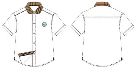 渝北幼儿园-男女短袖衬衫 商品图1