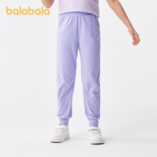 巴拉巴拉女童裤子儿童休闲裤夏装中大童长裤速干运动洋气束脚裤潮 商品图3
