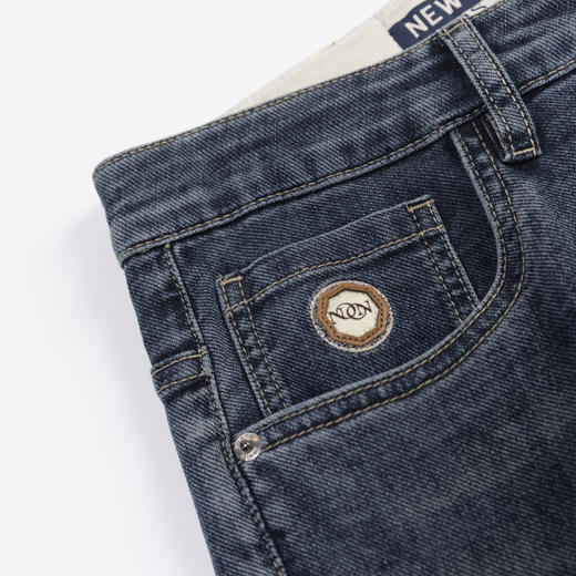 【新品上新】HX 春季水洗直筒牛仔长裤Y201410004101 商品图6