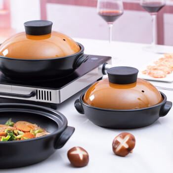 泥火匠陶瓷明火干烧煲23CM广式啫啫煲仔饭菜煲宽口浅砂锅炖汤煲莲姐同款 商品图4