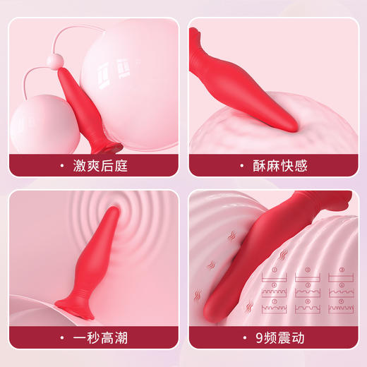 斯汉德后庭三件套男女共用肛塞自慰器菊花sm另类玩具男女情趣用品 商品图2