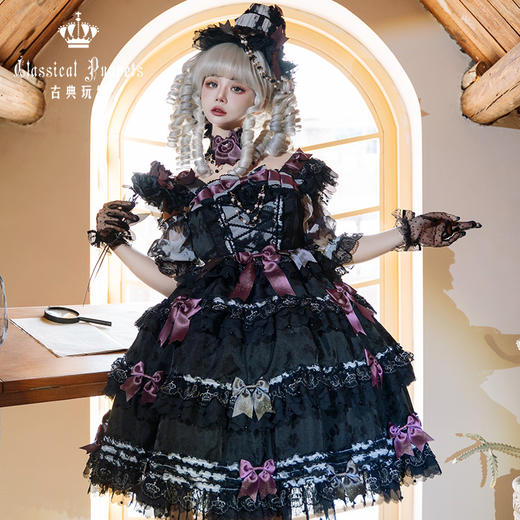 【再贩，全款预售】安东尼蛋糕日常OP 血誓/骸骨 古典玩偶 Lolita 商品图5