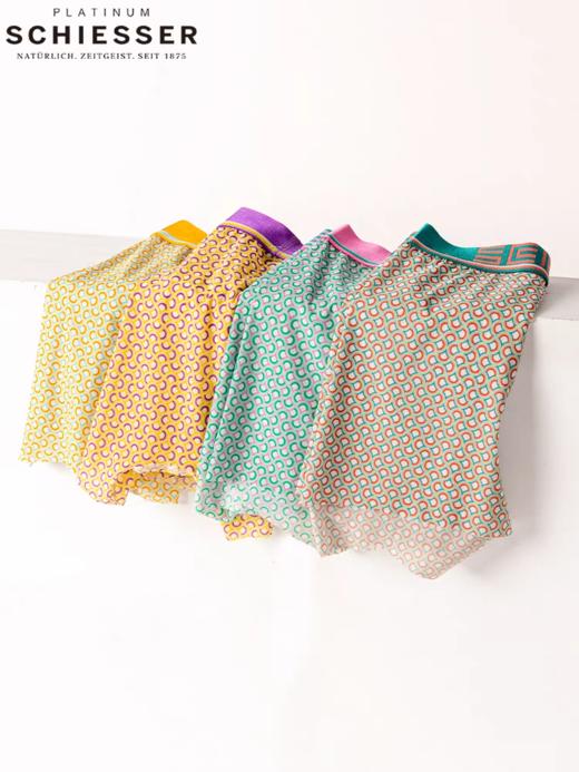 【超值无痕冰丝】SCHIESSER德国舒雅高端铂雅男士内裤2024春夏新款铂雅冰丝速干平角裤一片式无痕超薄底裤95/23023T 商品图1