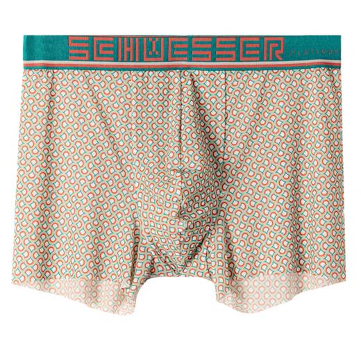 【超值无痕冰丝】SCHIESSER德国舒雅高端铂雅男士内裤2024春夏新款铂雅冰丝速干平角裤一片式无痕超薄底裤95/23023T 商品图6