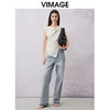 VIMAGE纬漫纪夏季新款设计感小众修身显瘦小上衣V2113725 商品缩略图1
