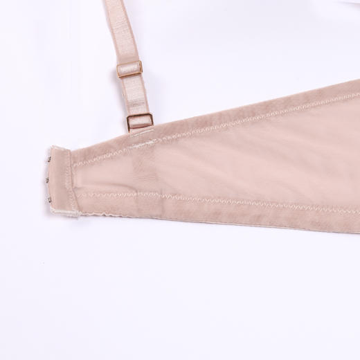 都市丽人聚拢升杯内衣女蕾丝文胸B杯适穿1/2杯超薄款速干常规内衣软钢圈三排扣YB42A5 商品图9