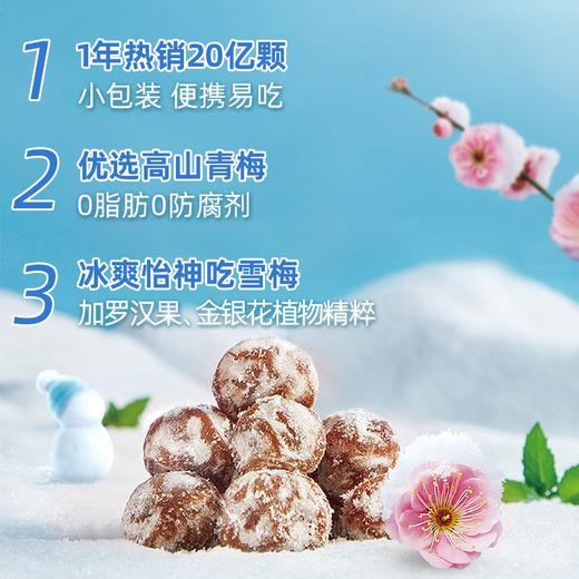 溜溜梅雪梅160g青梅话梅休闲零食乌梅酸梅 1件装 商品图2