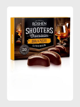 如胜神枪手白兰地酒味酒心巧克力150g