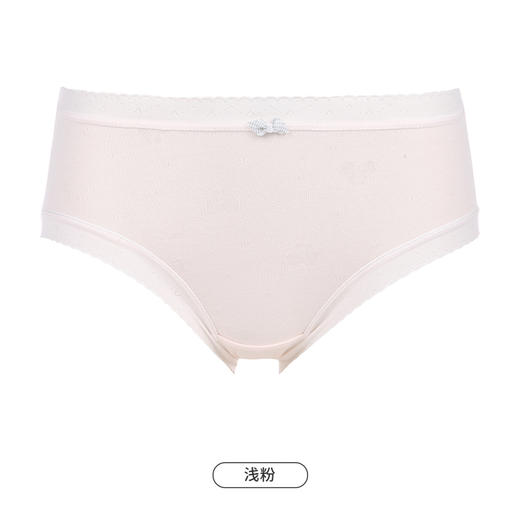 都市丽人基础系列舒肤棉内裤女棉提花纯棉女士内裤低腰平角内裤LK45A8 商品图12
