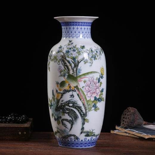 【青花荷花釉里红】1个/份 图案自选 高约36cm（景德镇发货） 商品图1